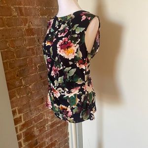 Floral Front Knot Top